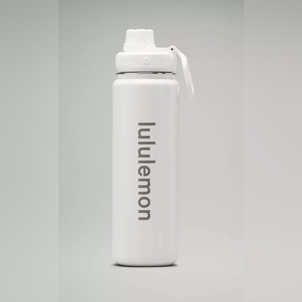 24oz Lululemon Back to Life Sport Waterbottle | White